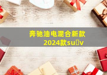 奔驰油电混合新款2024款su v